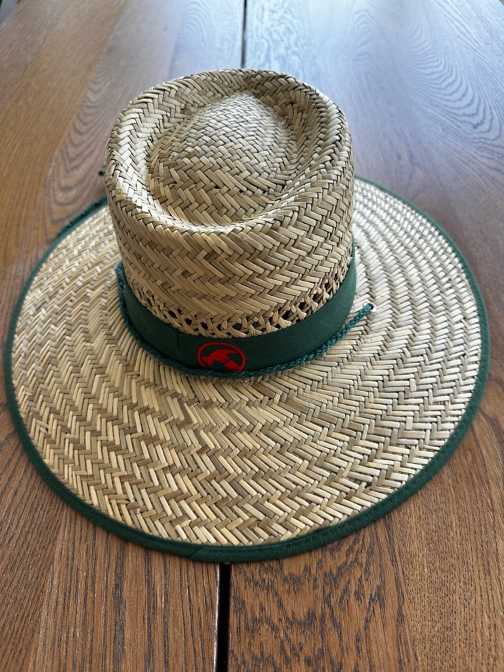 Bunnings Warehouse Wide Brimmed Straw Hat ASO Bandit Heeler Bluey Hammerbarn - Picture 3 of 9